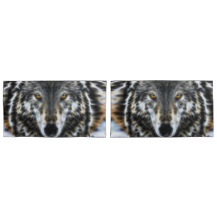 Housse D'oreillers Wolf Portrait inspirant