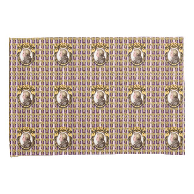 Housse D'oreillers Wolfgang Amadeus Mozart (devant-Droit)