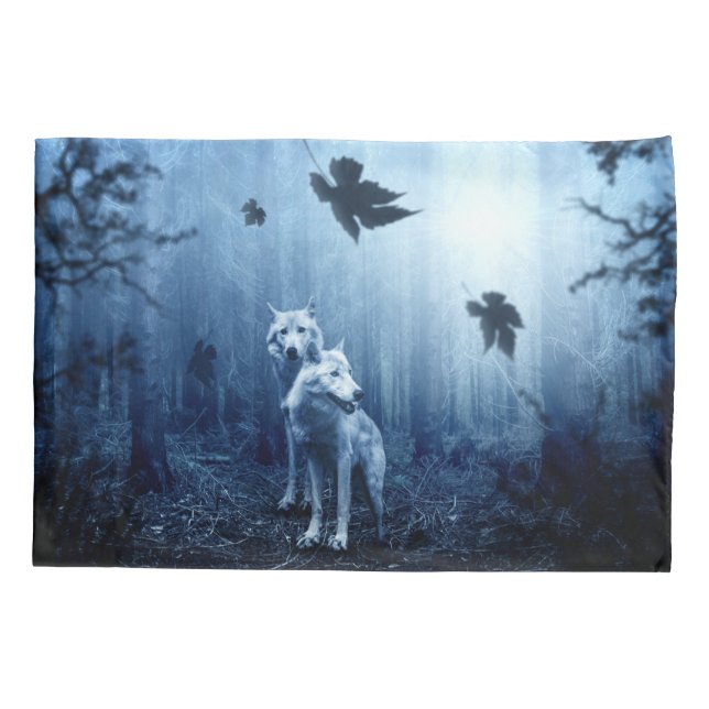 Housse D'oreillers Wolves (Dos)