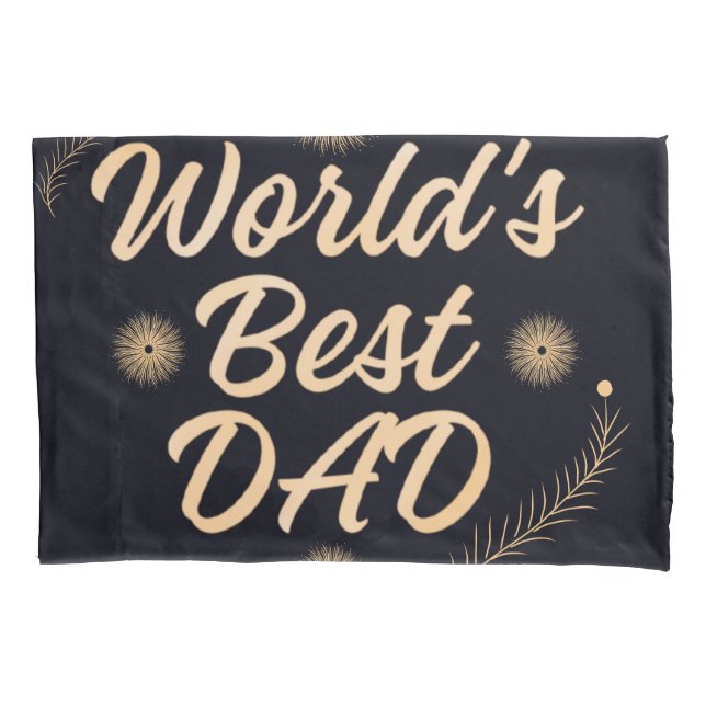 Housse D'oreillers World's Best Dad  Simple Typography Fathers (devant)