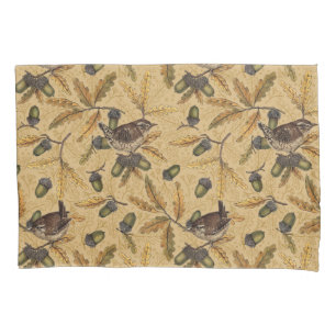 Housse D'oreillers Wrens et glands sur le miel