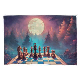 Housse D'oreillers Yoga d'échecs 1026