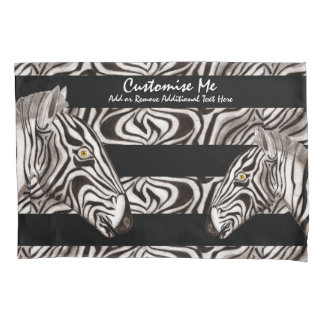Housse D'oreillers Zebra Head