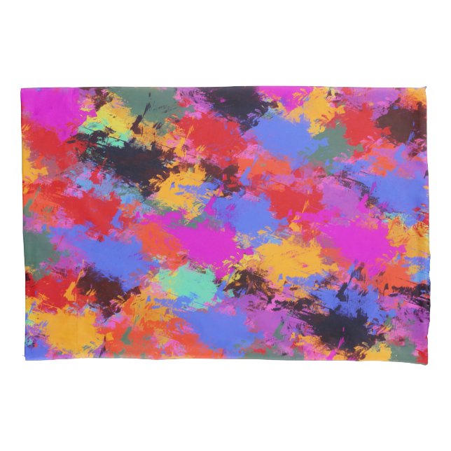 Housse D'oreillers Zèbre peint (devant)