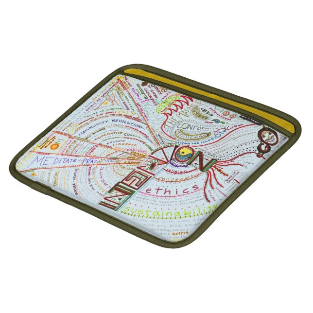 Housse iPad Intention (Devant bas)