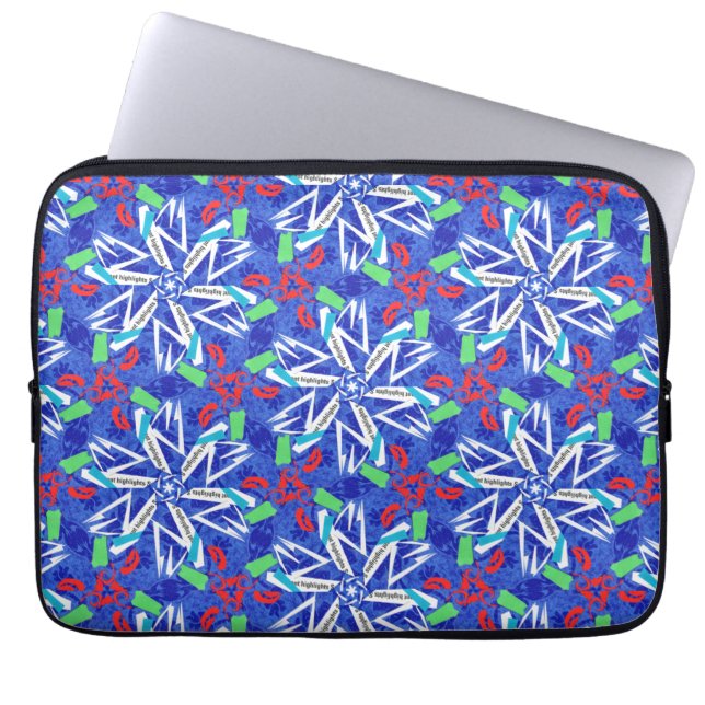 Housse Pour Ordinateur Portable С flocons de neige (Devant)