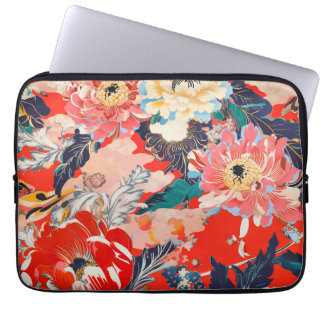 Housse Pour Ordinateur Portable 百花繚乱 Reimagined2