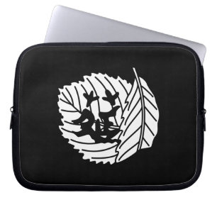 Housse Pour Ordinateur Portable 虫くい折れ柏  Laptop Case