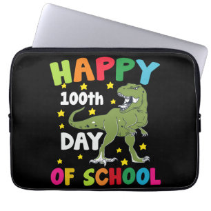 Housse Pour Ordinateur Portable 100 jours d'école Trex 100e jour d'école 