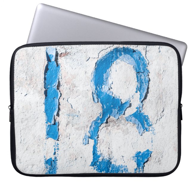 Housse Pour Ordinateur Portable 18 texte sur mur (Devant)