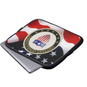 Housse Pour Ordinateur Portable [300] Insigne de la Branche du Corps d'adjudant gé