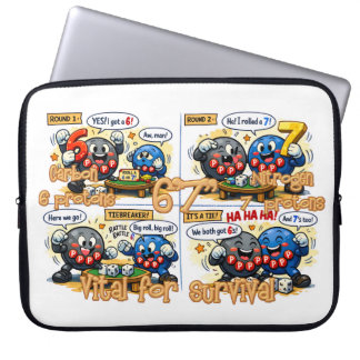 Housse Pour Ordinateur Portable 6’7” Vital for Survival Chemistry Elements  