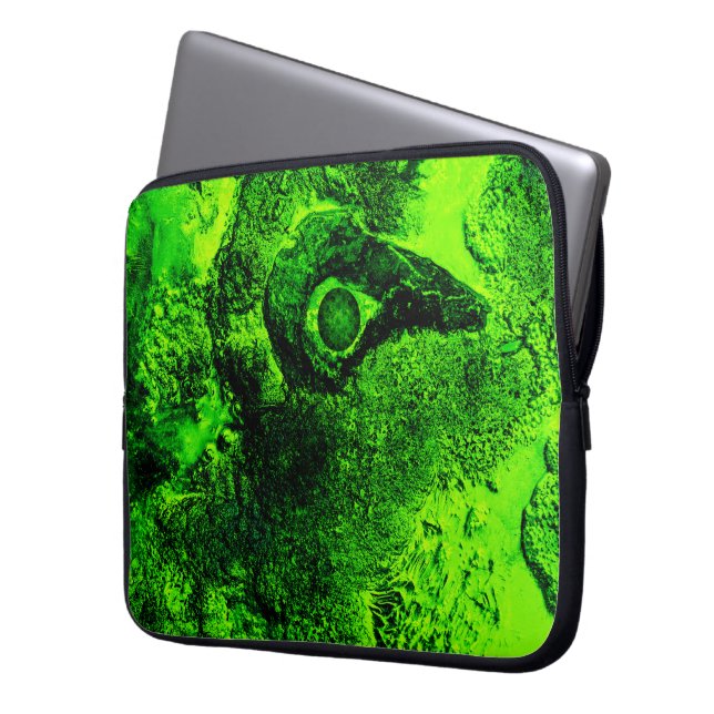 Housse Pour Ordinateur Portable à la recherche de vert (devant gauche)