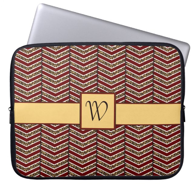 Housse pour ordinateur portable à motif chèvre en  (Devant)