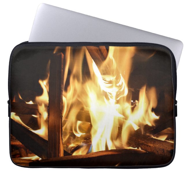 Housse Pour Ordinateur Portable A travers les flammes (Devant)