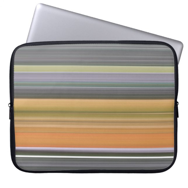 Housse Pour Ordinateur Portable Abstract #1: Yellow and grey (Devant)