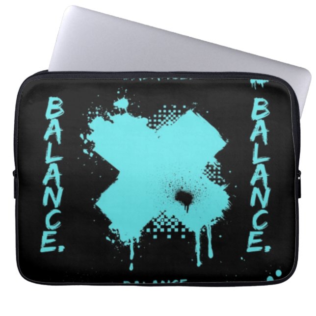 Housse pour ordinateur portable Abstract Balance - (Devant)