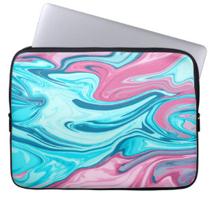 Housse Pour Ordinateur Portable Abstract elegant fluide marble liquide