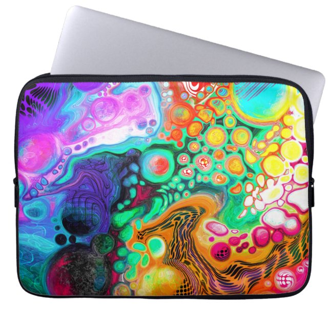 Housse Pour Ordinateur Portable  Abstract Modern Fluid Art  (Devant)