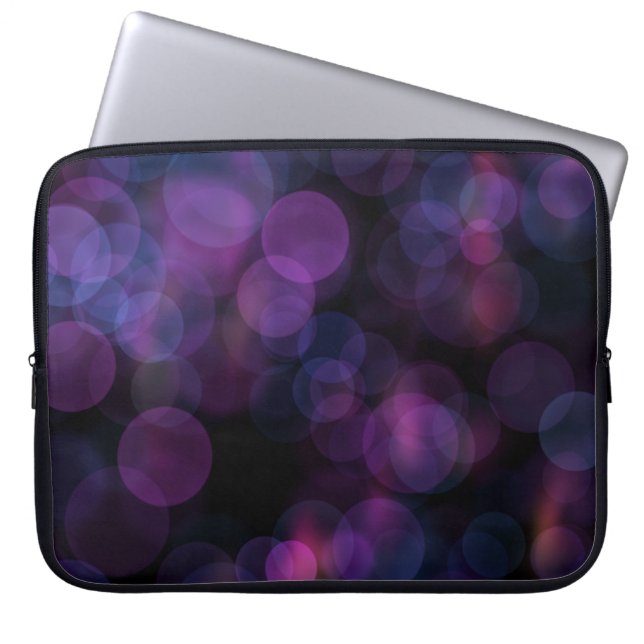 Housse pour ordinateur portable Abstrait Bokeh Ros (Devant)