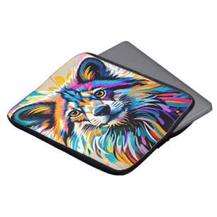 Housse Pour Ordinateur Portable Abstrait joli joyeux joyeux dessin animal