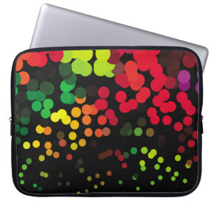 Housse Pour Ordinateur Portable Abstrait motif arrière - plan mi-teinte. Co géomét