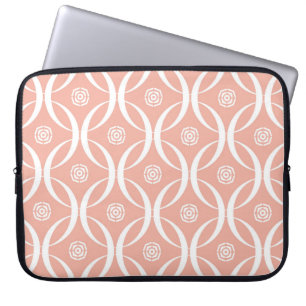 Housse Pour Ordinateur Portable Abstrait motif sans soudure de couleur rose fleur 