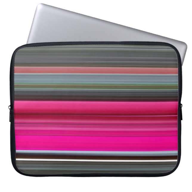 Housse Pour Ordinateur Portable Abstrait n° 1 : Cerise et gris (Devant)