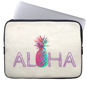 Housse Pour Ordinateur Portable Adorable Aloha Ananas Hawaïen