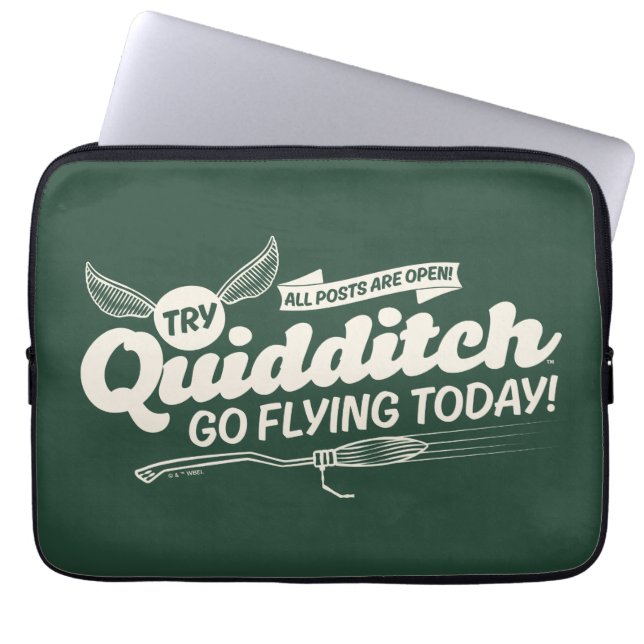 Housse Pour Ordinateur Portable Affiche de recrutement QUIDDITCH™ (Devant)