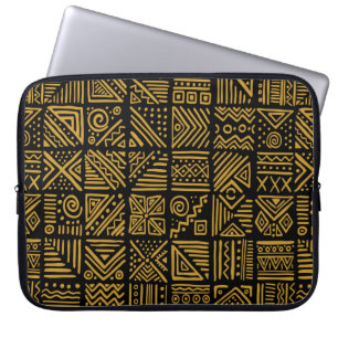 Housse Pour Ordinateur Portable Afrique clash vintage sans couture motif dans l'et