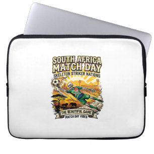 Housse Pour Ordinateur Portable Afrique du Sud Match Day Skeleton Striker Nations