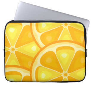 Housse Pour Ordinateur Portable Agrumes TROPICALES FRUITS D'ÉTÉ Citrons d'orange