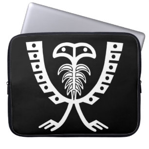 Housse Pour Ordinateur Portable Aigle Blanc à Deux Têtes