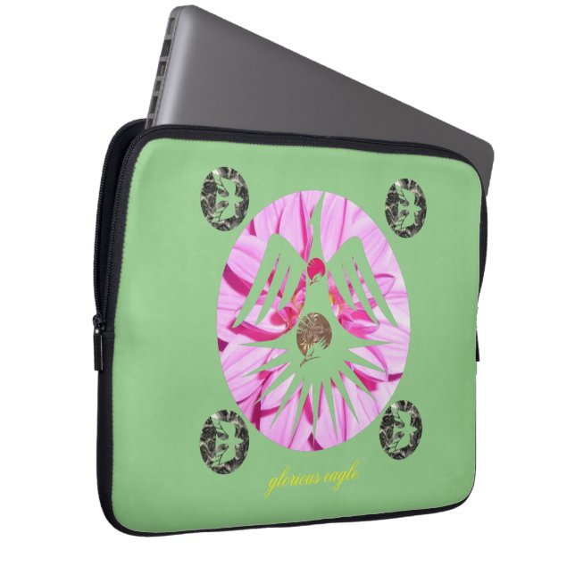 Housse Pour Ordinateur Portable aigle glorieux (Devant droit)