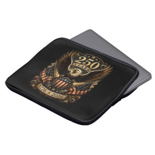 Housse Pour Ordinateur Portable Aigle patriotique américain 1776 2026 250e 4 juill