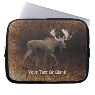 Housse Pour Ordinateur Portable Aigle Sur Fourrure De Caribou