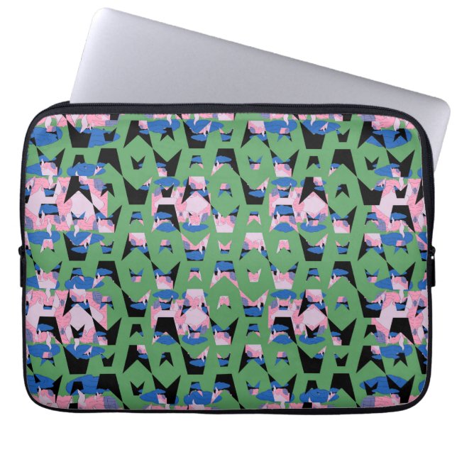 Housse Pour Ordinateur Portable Ailes de Flamme Céleste Contenues (Devant)