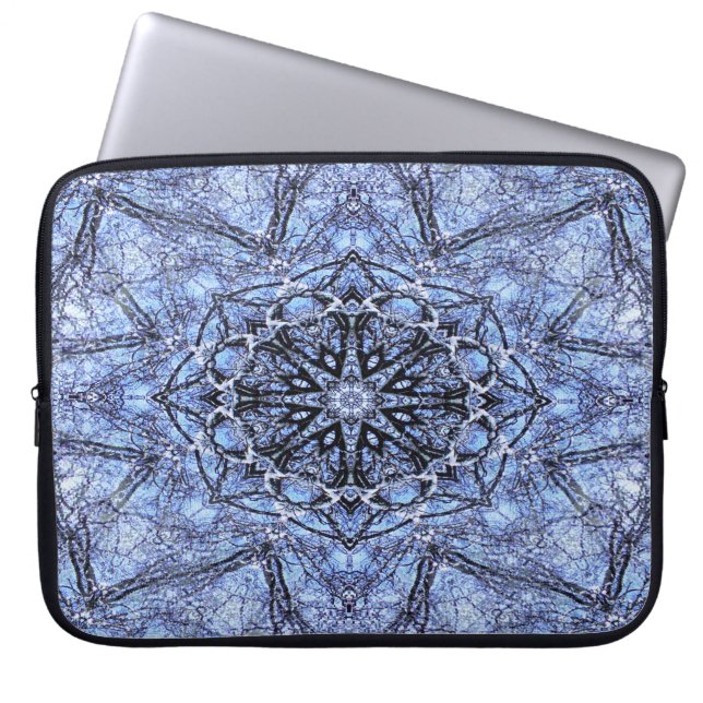 Housse Pour Ordinateur Portable Aimer l'hiver... (Devant)