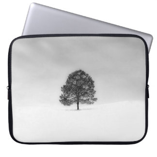 HOUSSE POUR ORDINATEUR PORTABLE AIMEZ LA SIMPLICITÉ DE LA PHOTOGRAPHIE HIVER C'EST