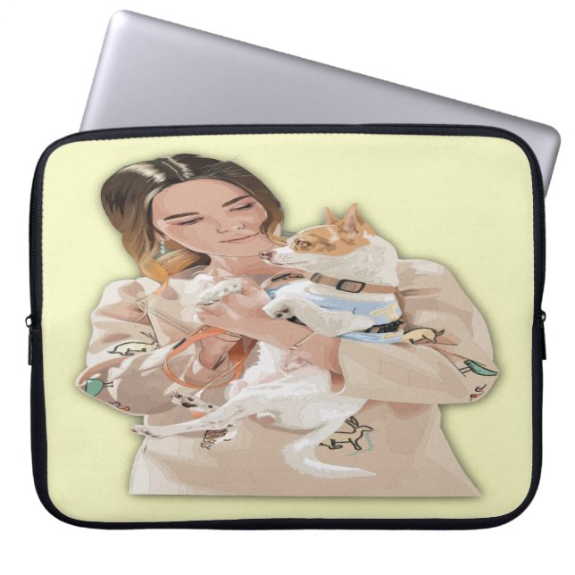 Housse Pour Ordinateur Portable Ajouter une photo personnalisée (Devant)
