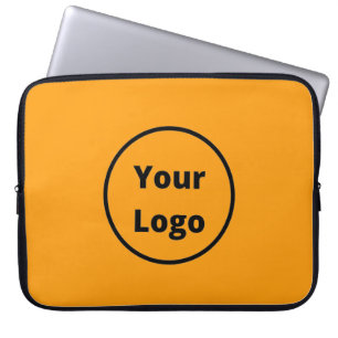 Housse Pour Ordinateur Portable Ajouter votre logo orange