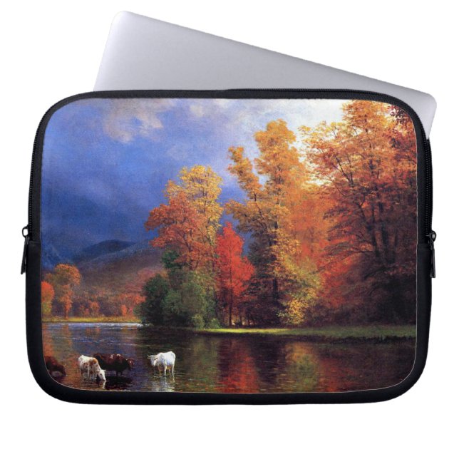 Housse Pour Ordinateur Portable Albert Bierstadt - Sur le Saco (Devant)