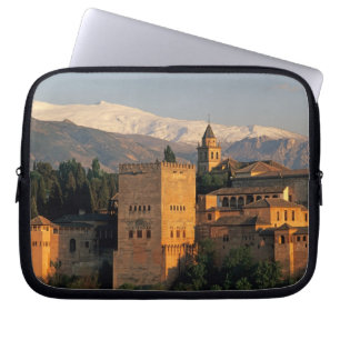 Housse Pour Ordinateur Portable Alhambra; Grenade; Andaslusia, Espagne, Sierra