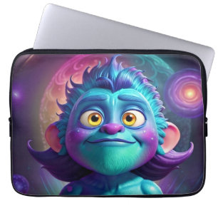 Housse Pour Ordinateur Portable Alien de l'espace & Ami
