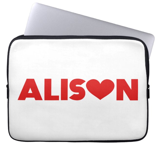 Housse Pour Ordinateur Portable Alison Love (Devant)