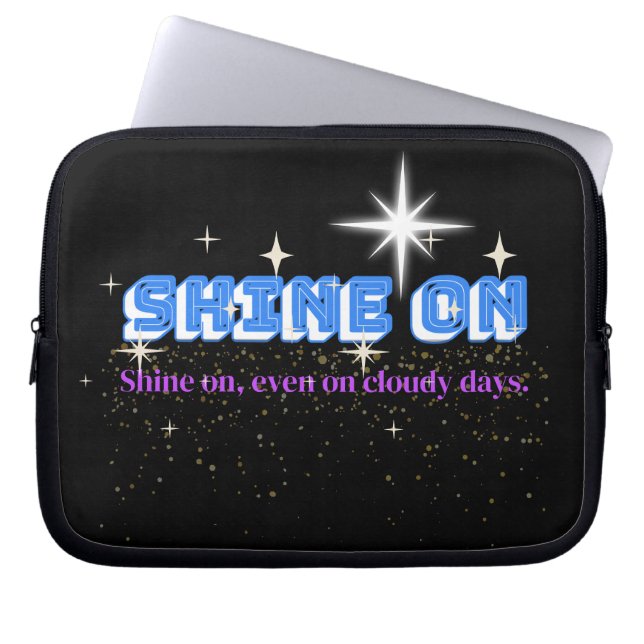 Housse Pour Ordinateur Portable ALLUMER - Édition étoile Night Glow (Devant)