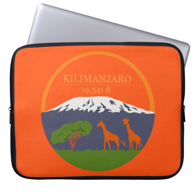 Housse Pour Ordinateur Portable Altitude du Kilimandjaro (Devant)
