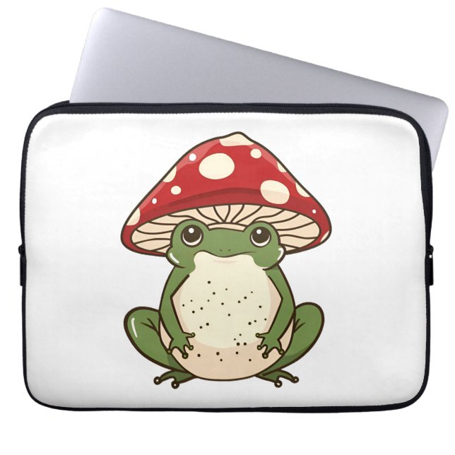 Housse Pour Ordinateur Portable Amanite tue-mouches crapaud bête (Devant)