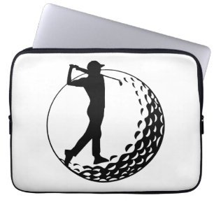 Housse Pour Ordinateur Portable Amateur de golf, golfeur 